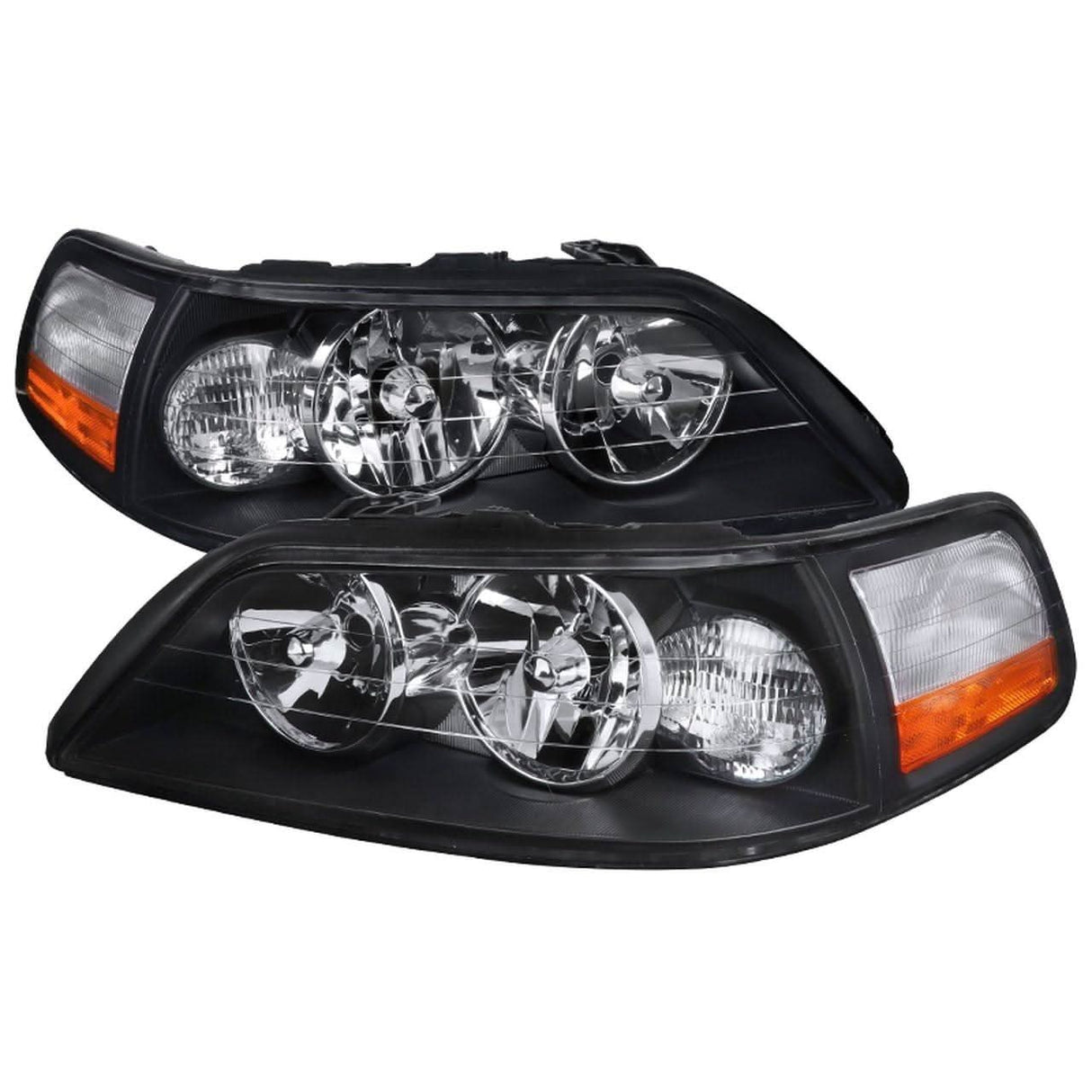 Spec-D Replacement Headlights Lincoln Town Car (2005-2011) Black or Chrome