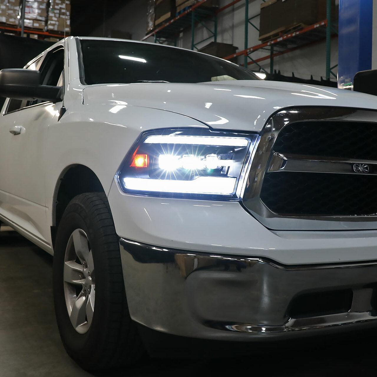 Spec-D Projector Headlights Dodge Ram (09-18) Full LED - Switchback Sequential Turn Signal