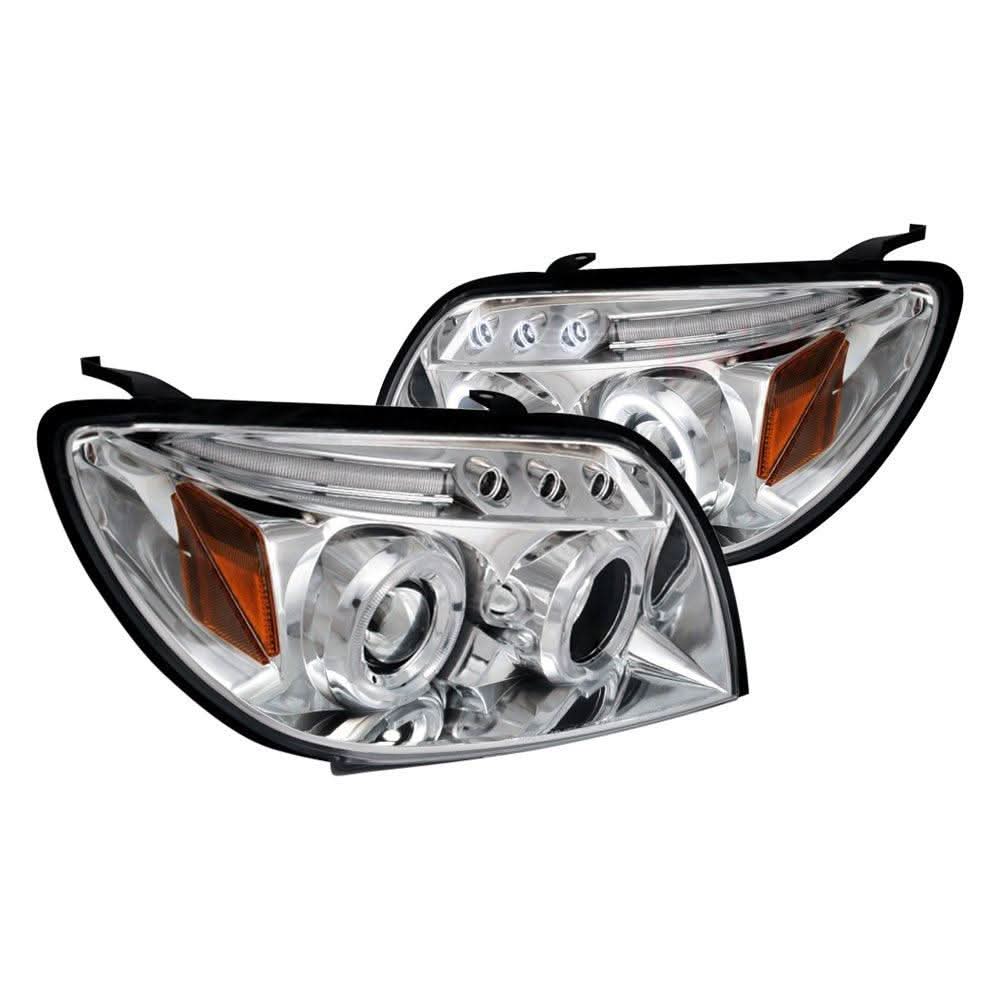 Spec-D Projector Headlights Toyota 4Runner (03-04-05) 4th Gen - Dual Halo w/ LED DRL - Black or Chrome