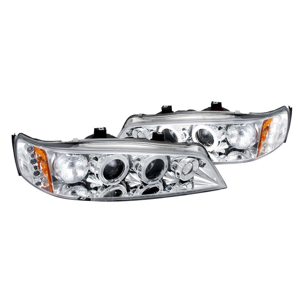 Spec-D Projector Headlights Honda Accord (94-97) Dual Halo w/ LED - Black or Chrome