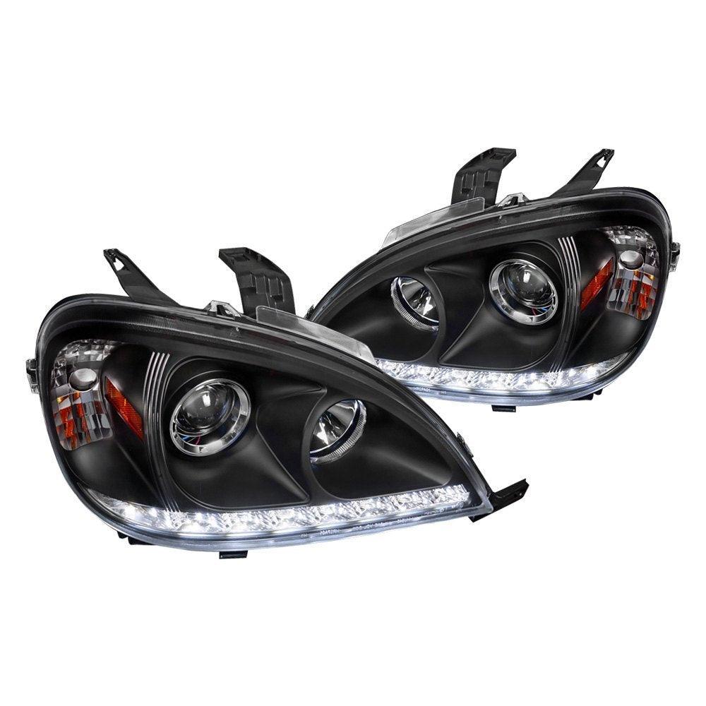Spec-D Projector Headlights Mercedes ML320 / ML430 (98-01) LED Strip - Black or Chrome