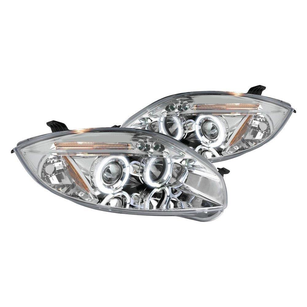 Spec-D Projector Headlights Mitsubishi Eclipse 4G (06-11) w/ LED Halo - Black or Chrome