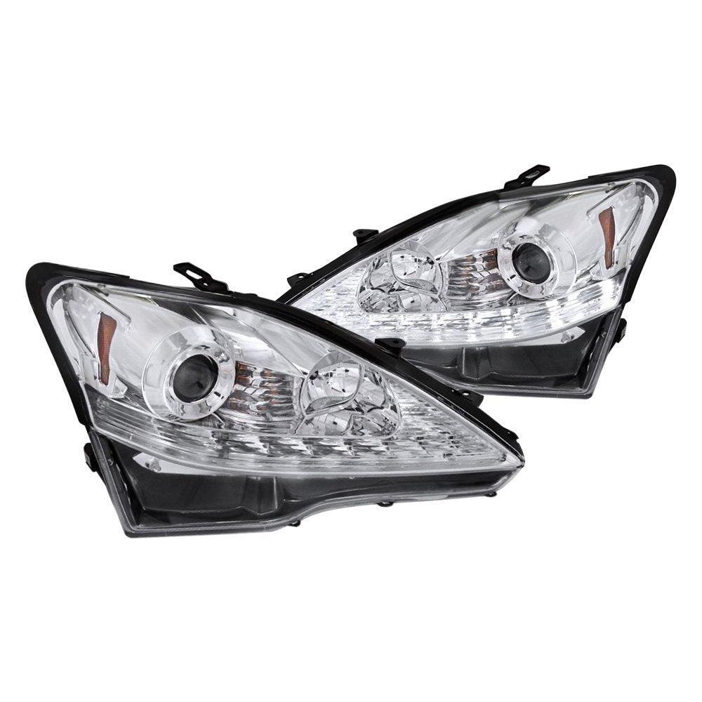 Spec-D Projector Headlights Lexus IS250 / IS350 (06-10) w/ LED DRL - Black or Chrome