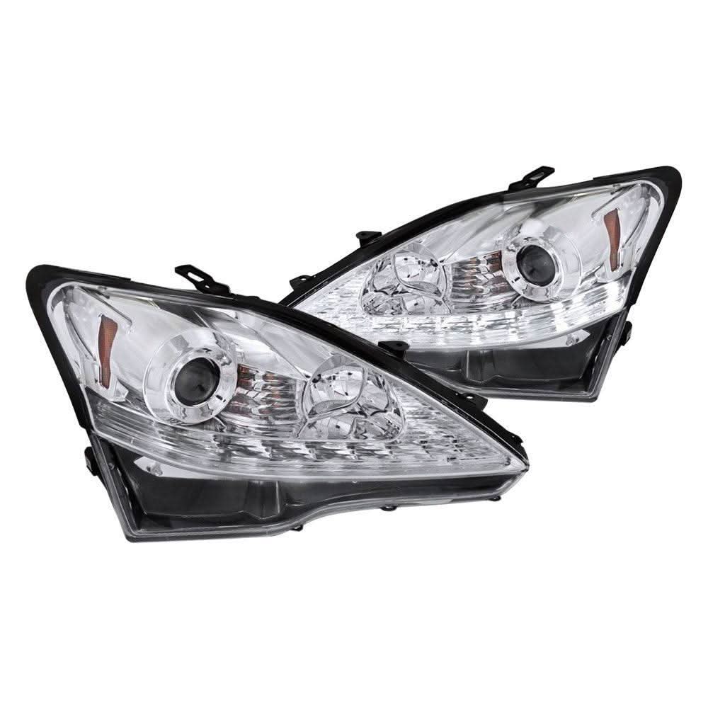 Spec-D Projector Headlights Lexus IS250 / IS350 (06-10) w/ LED DRL - Black or Chrome