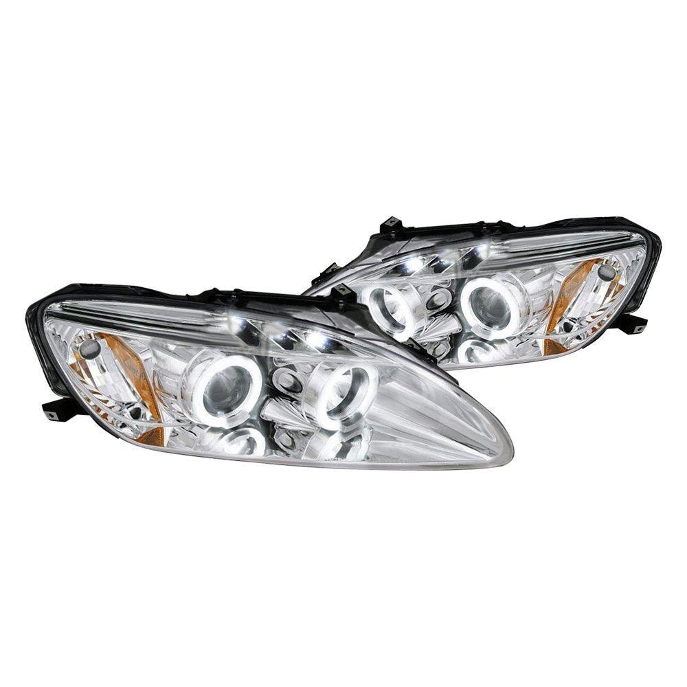 Spec-D Projector Headlights Honda S2000 AP2 (04-09) Halo w/ LED DRL - Black or Chrome