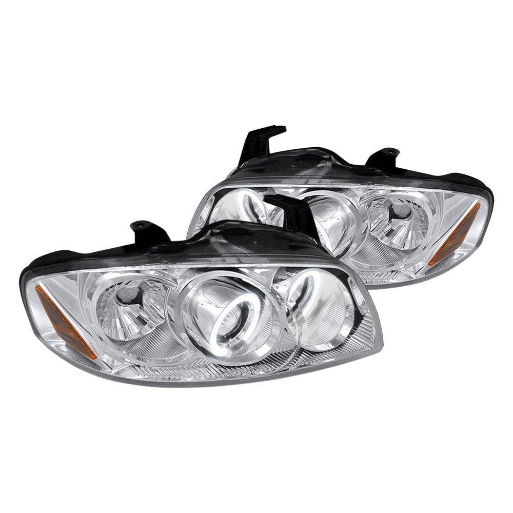 Spec-D Projector Headlights Nissan Sentra (2004-2005-2006) Dual LED Halo - Black or Chrome