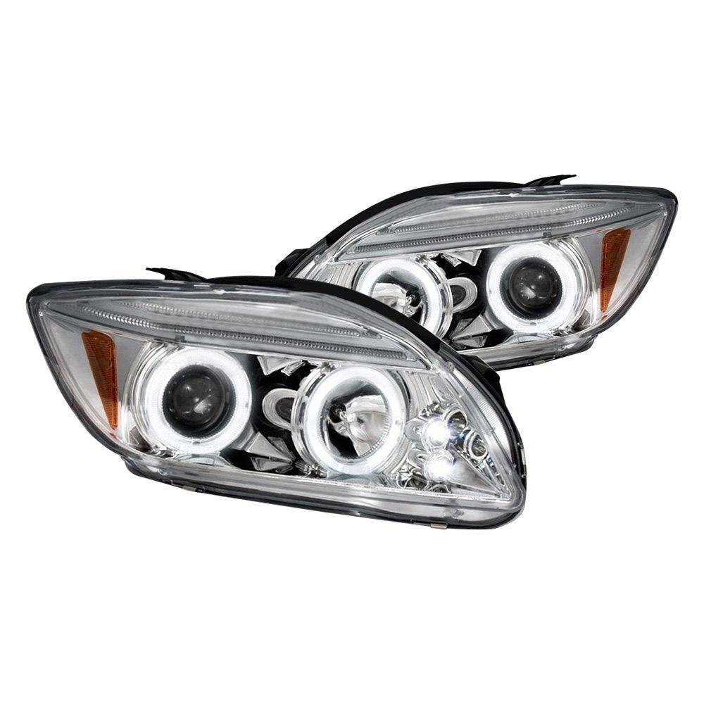 Spec-D Projector Headlights Scion tC (2005-2010) Dual Halo - Black / Chrome / Smoke