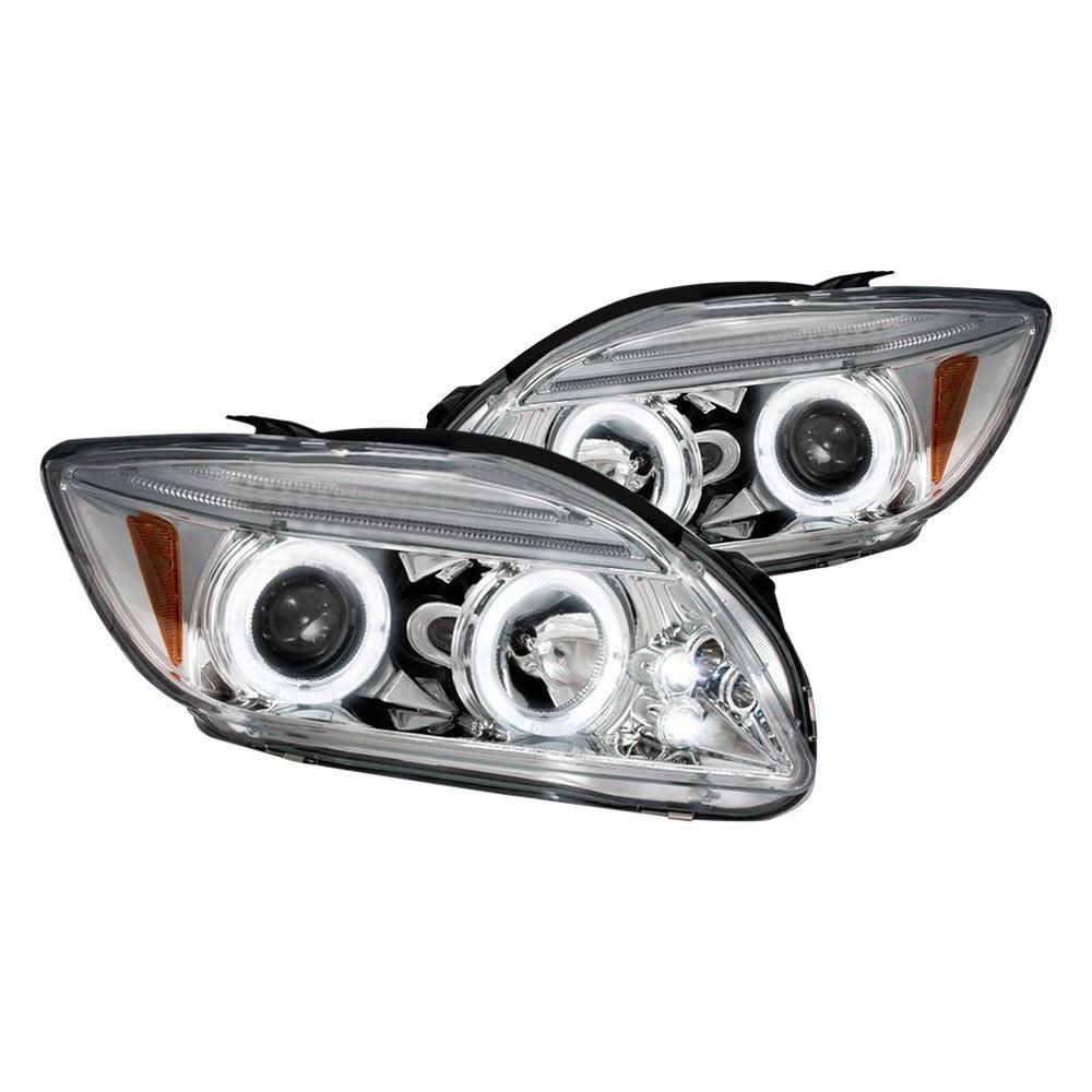 Spec-D Projector Headlights Scion tC (2005-2010) Dual Halo - Black / Chrome / Smoke