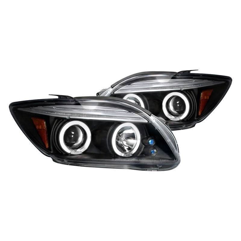 Spec-D Projector Headlights Scion tC (2005-2010) Dual Halo - Black / Chrome / Smoke