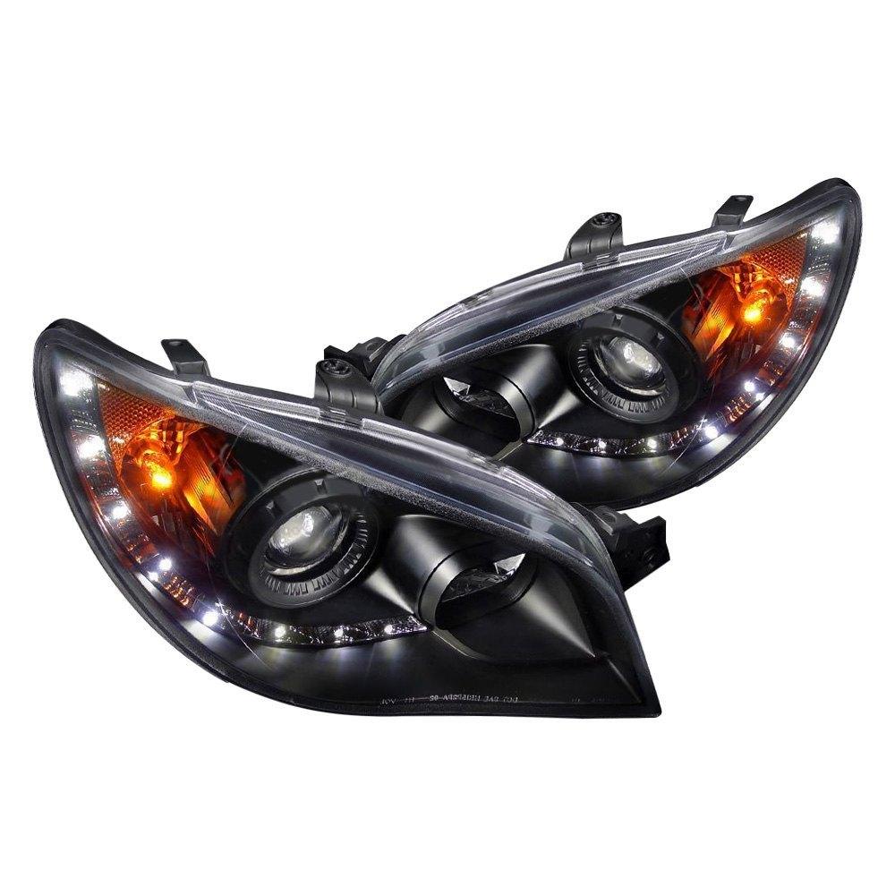 Spec-D Projector Headlights Subaru WRX & STi (06-07) w/ Dual LED Halo - Black or Chrome
