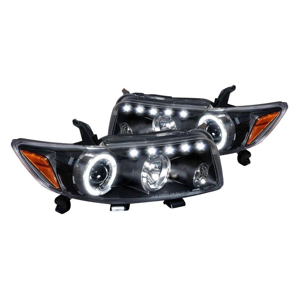 Spec-D Projector Headlights Scion xB (08 09 10) LED DRL w/ Halo - Black or Chrome