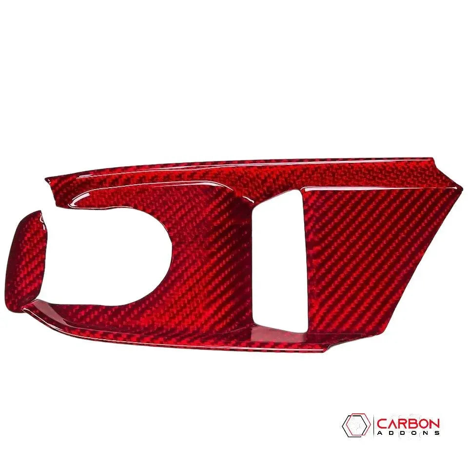 C8 Corvette Mode Selector Trim Carbon Fiber Cover