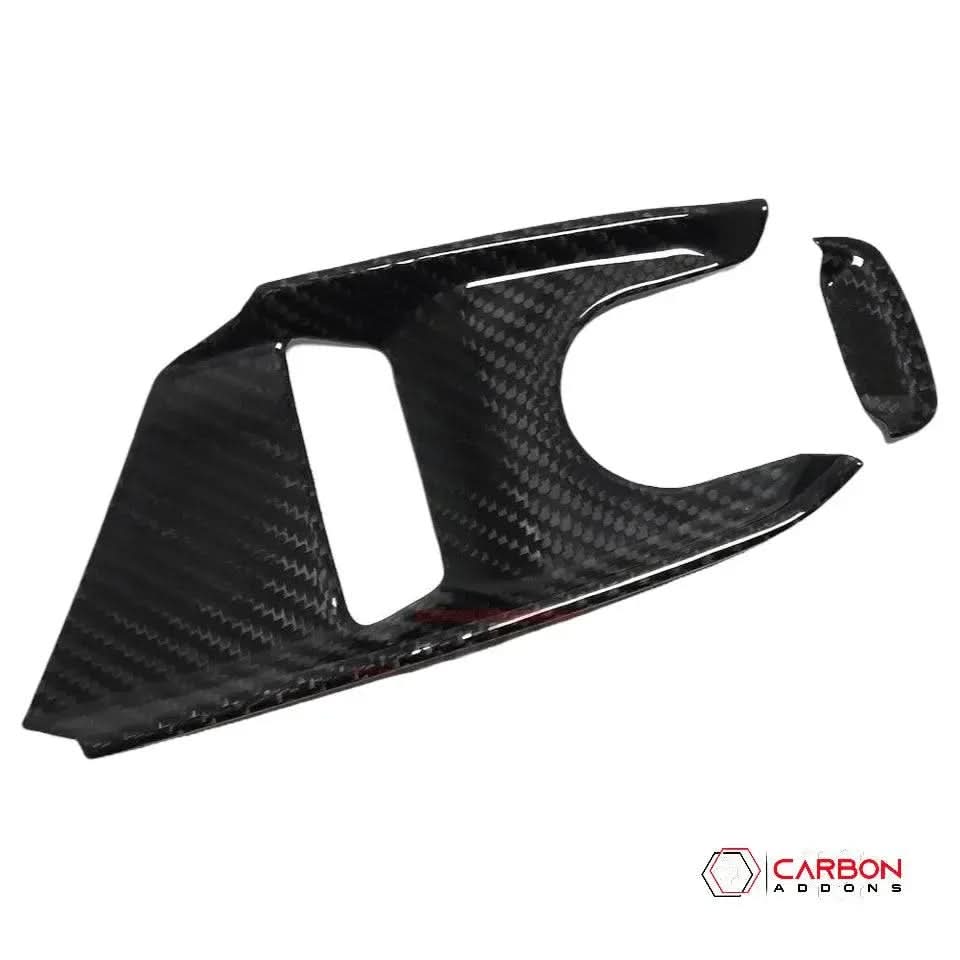 C8 Corvette Real Carbon Fiber Mode Selector Trim Covers | Interior Overlay (2020–2025)