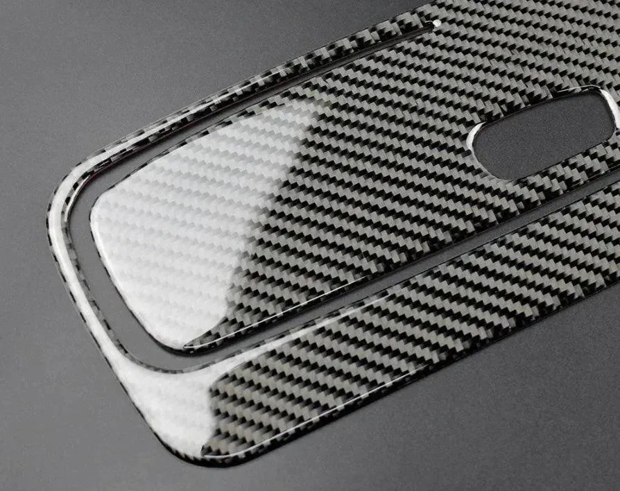 2pcs Carbon Fiber Seat Side Panel Overlay for Dodge Challenger 2015-2023