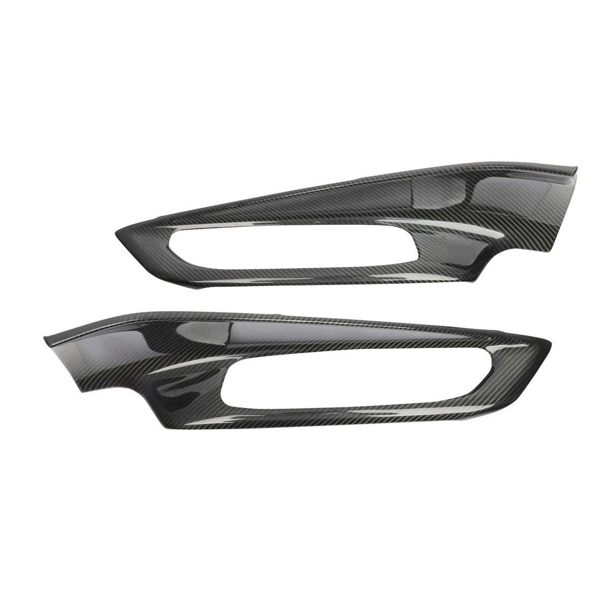 C8 Corvette Real Carbon Fiber Window Switch Outer Trim Panel Frame Covers | Interior Upgrade (2020–2025)