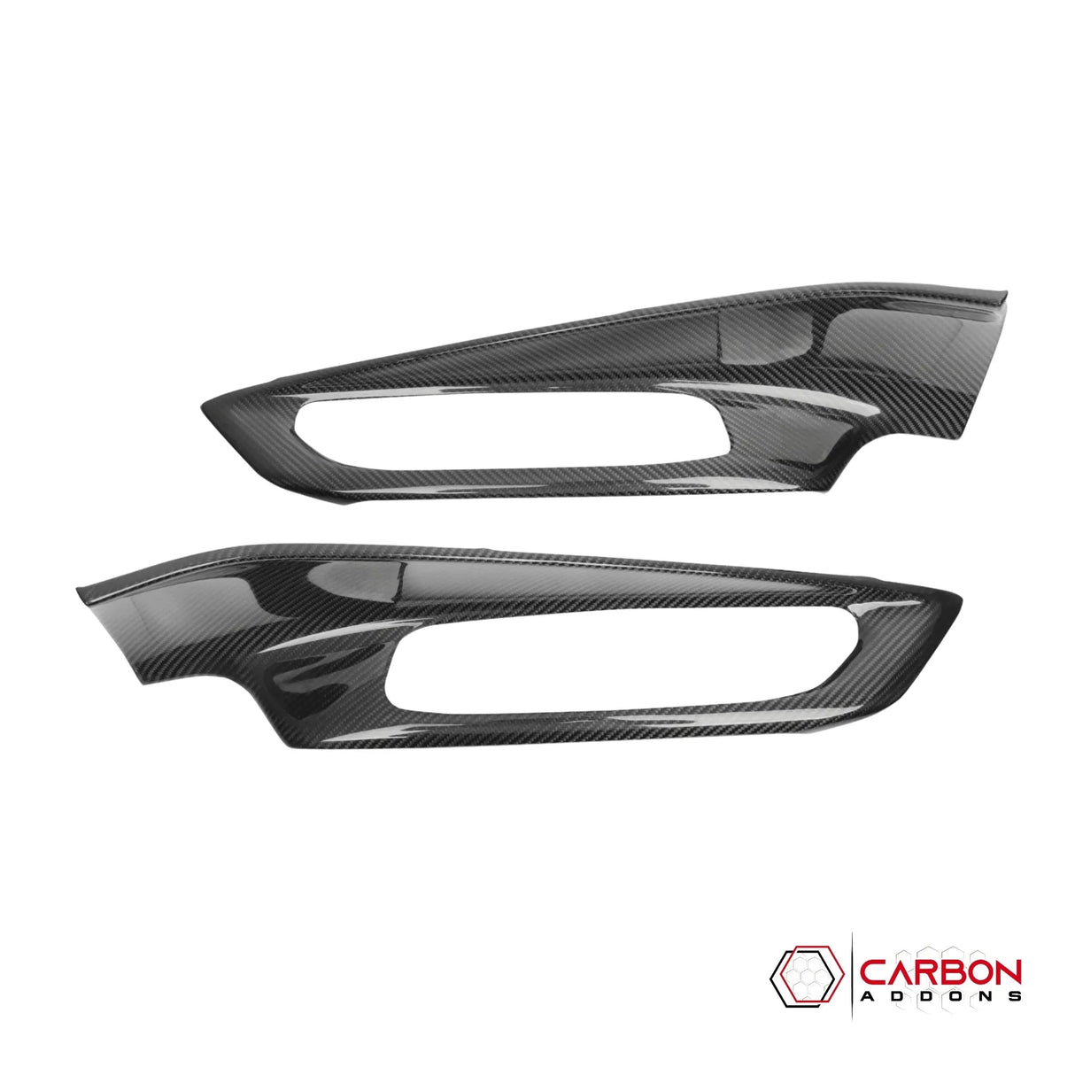 C8 Corvette 2020+ Real Carbon Fiber Window Switch Outer Trim Panel Frame Cover