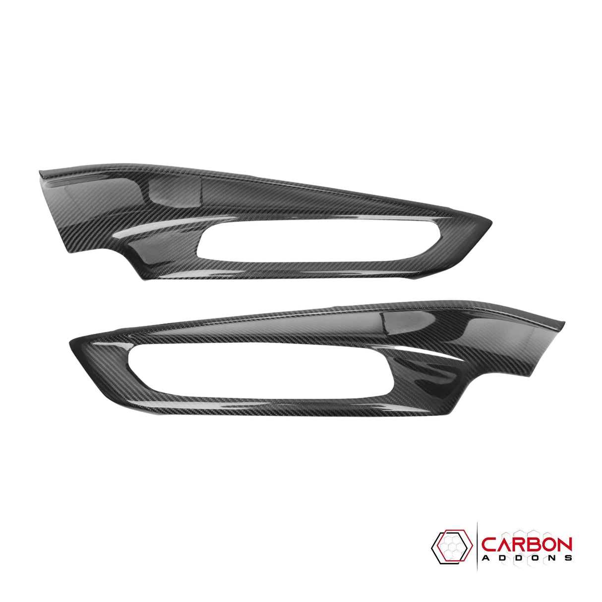 C8 Corvette 2020+ Real Carbon Fiber Window Switch Outer Trim Panel Frame Cover