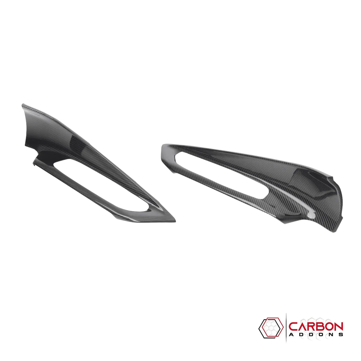 C8 Corvette Real Carbon Fiber Window Switch Outer Trim Panel Frame Covers | Interior Upgrade (2020–2025)
