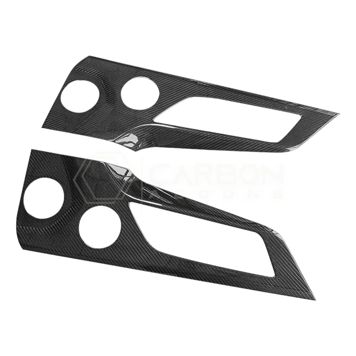 2024+ S650 Mustang Hard Carbon Fiber Door Handle/Speaker Panel Trim Cover