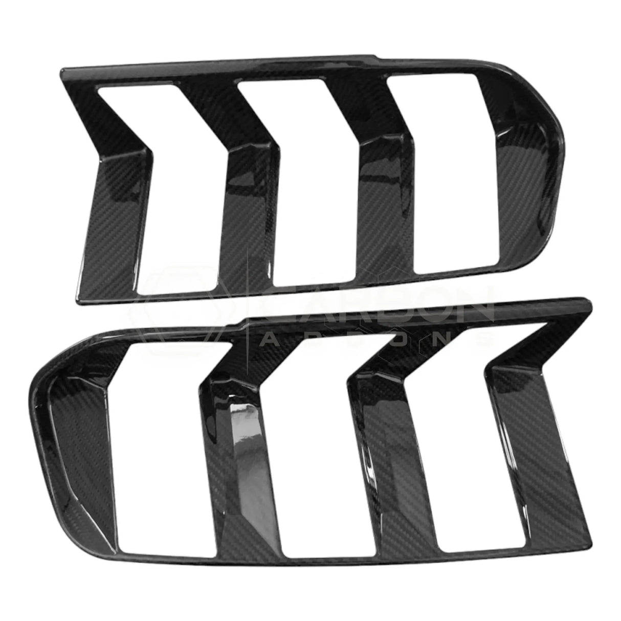 2024+ S650 Mustang Hard Carbon Fiber Taillight Trim Cover