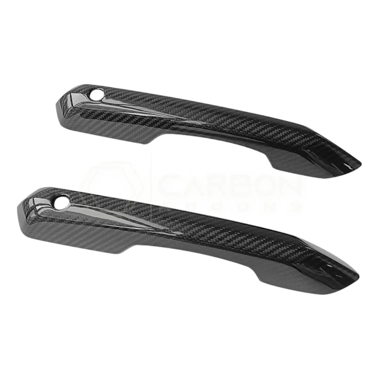 Real Carbon Fiber Exterior Door Handle Covers for 2024+ Ford Mustang