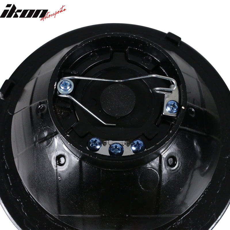 Universal 7In Round Chrome With RGB Halo Projector Headlights H4