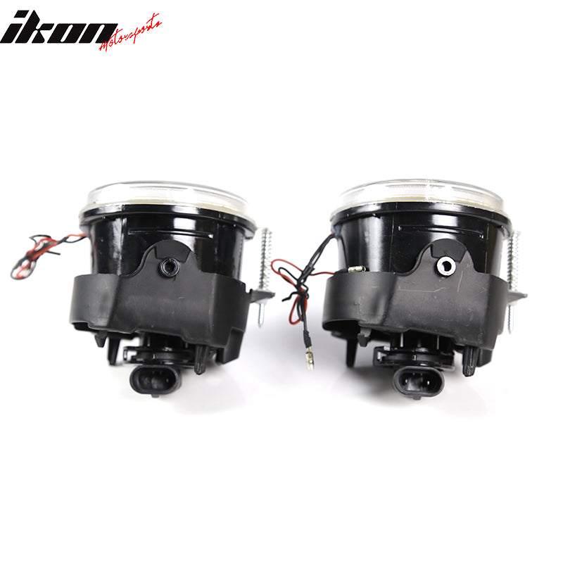 2005-2010 Dodge Caravan Avenger Caliber 2PCS LED Halo Clear Fog Lights