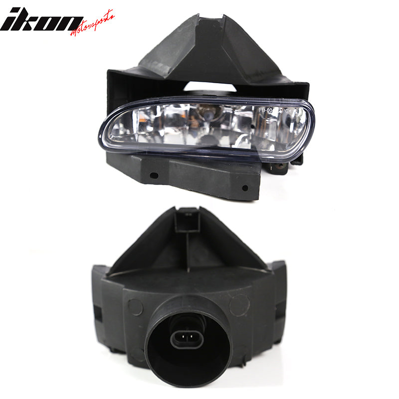 1999-2004 Ford Mustang OE Style Clear Front Bumper Fog Lights Lamps