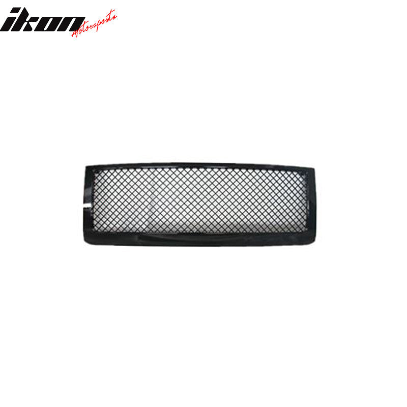 2009-2014Â Ford F-150 Gloss Black Front Upper Mesh Grille W/Shell ABS
