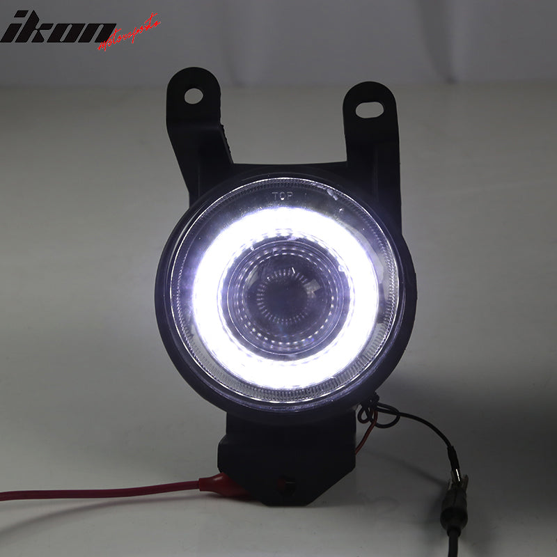 2000-2006 GMC Yukon Denali Halo Projector Clear Front Fog Lights Lamp