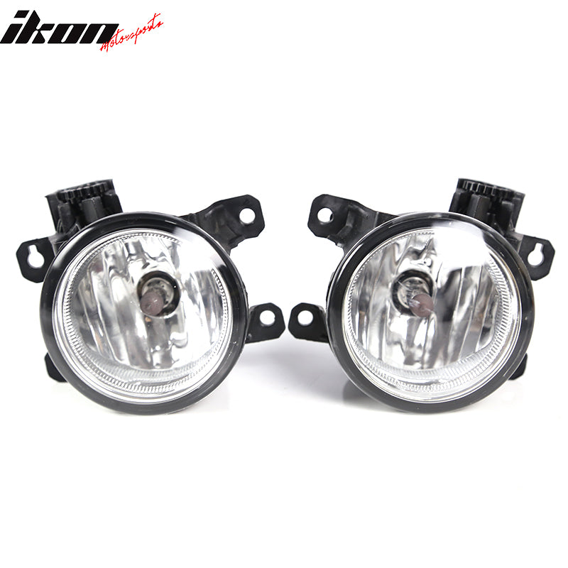 2015-2017 Honda Fit 2PCS Front Bumper Fog Lights W/Clear Lens