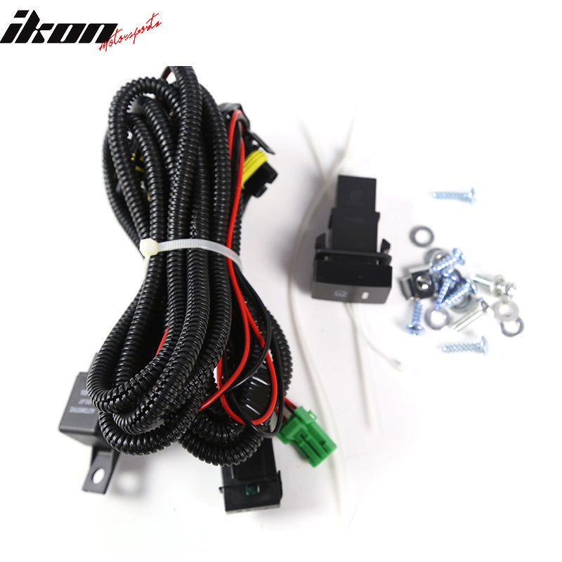 2015-2017 Honda Fit 2PCS Front Bumper Fog Lights W/Clear Lens