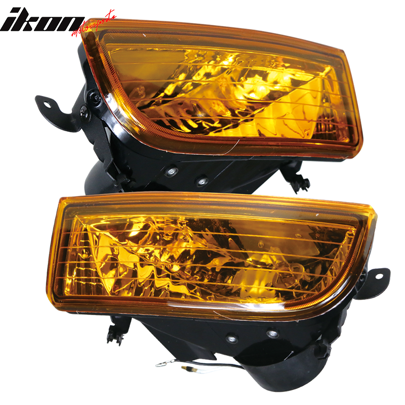 1997-2001Â Honda Prelude Yellow Lens 2PCS Front Bumper Fog Lights Lamps