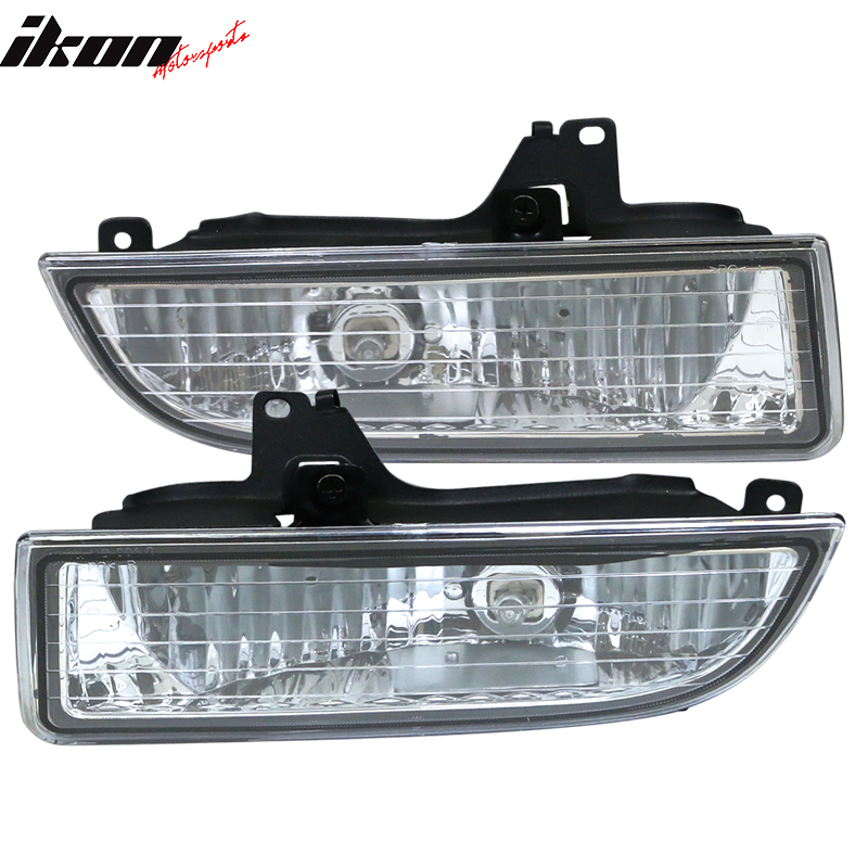 1997-2001Â Honda Prelude Clear Lens 2PCS Front Bumper Fog Lights Lamps