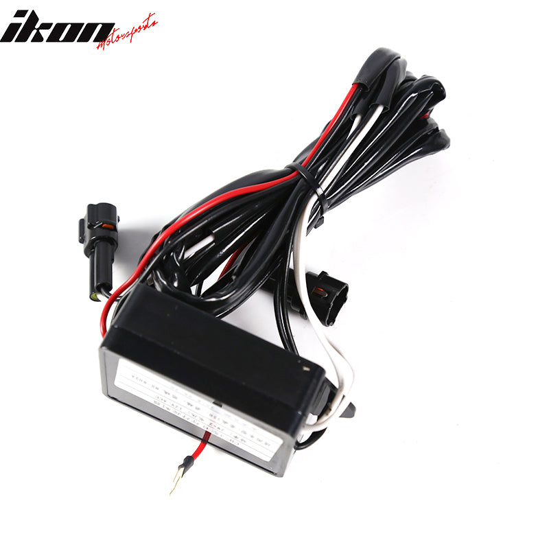 2003-2005 Nissan 350Z Clear LED Front Bumper DRL Reflector Fog Lights