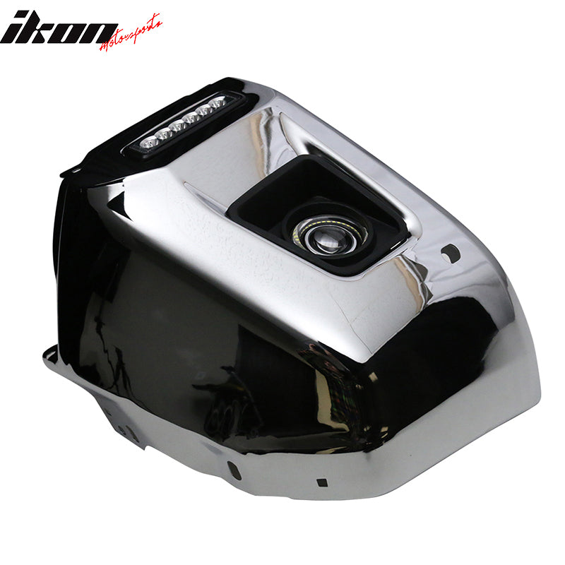 2014-2019 Toyota Tundra Chrome Halo Projector LED Bumper Fog Lights