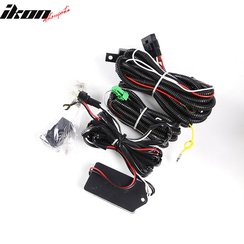 2013-2015 Toyota RAV-4 Halo Projector Clear Front Fog Lights Lamp