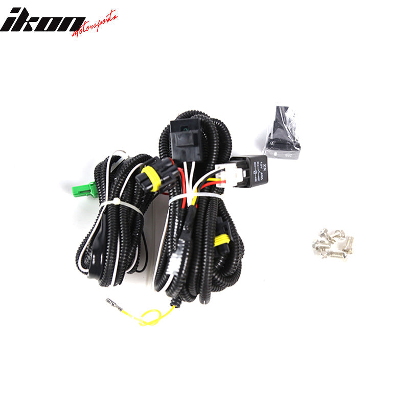 2013-2015 Toyota Rav4 2PCS Front Bumper Fog Lights W/ Clear Lens