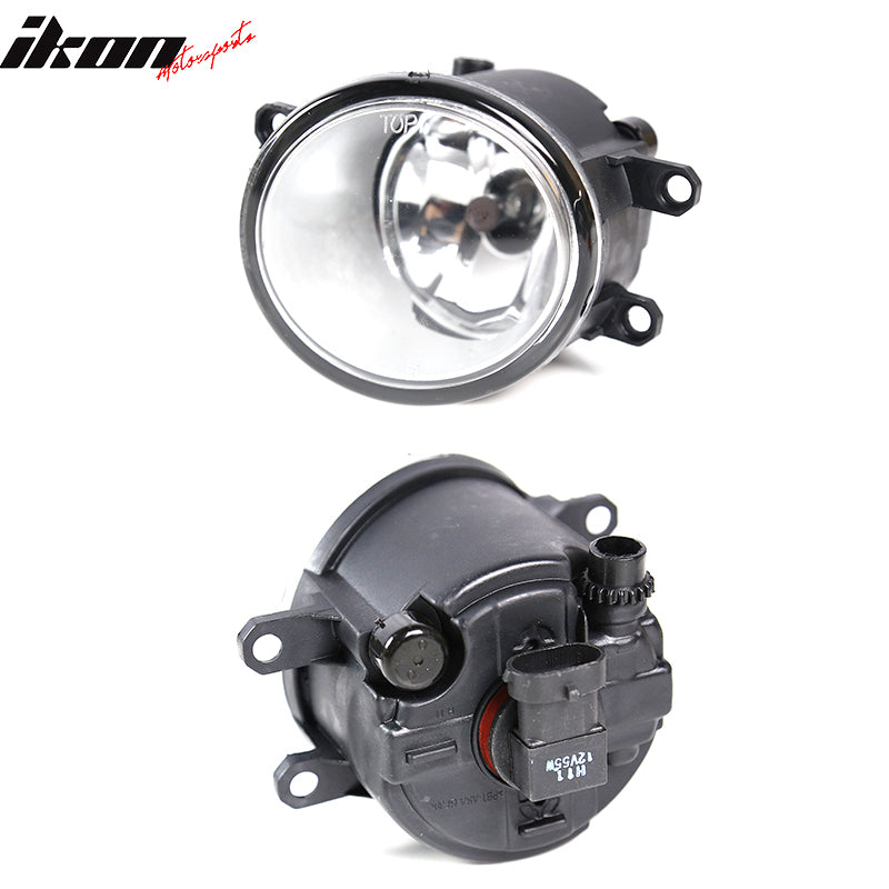 2006-2008 Toyota Yaris Sedan Front Bumper Clear Fog Lights Left Right