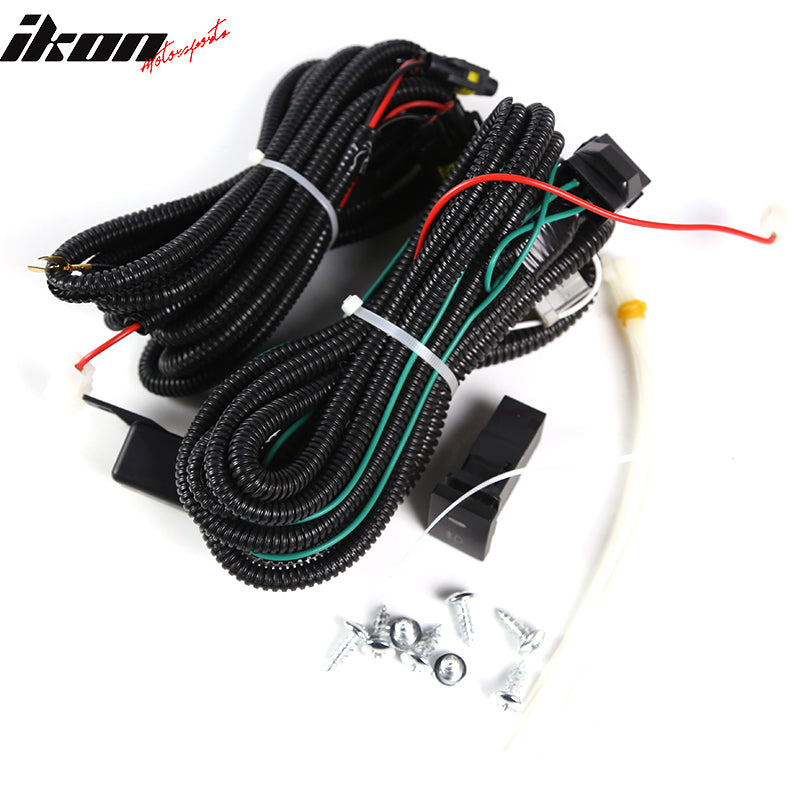 2006-2008 Toyota Yaris Sedan Front Bumper Clear Fog Lights Left Right