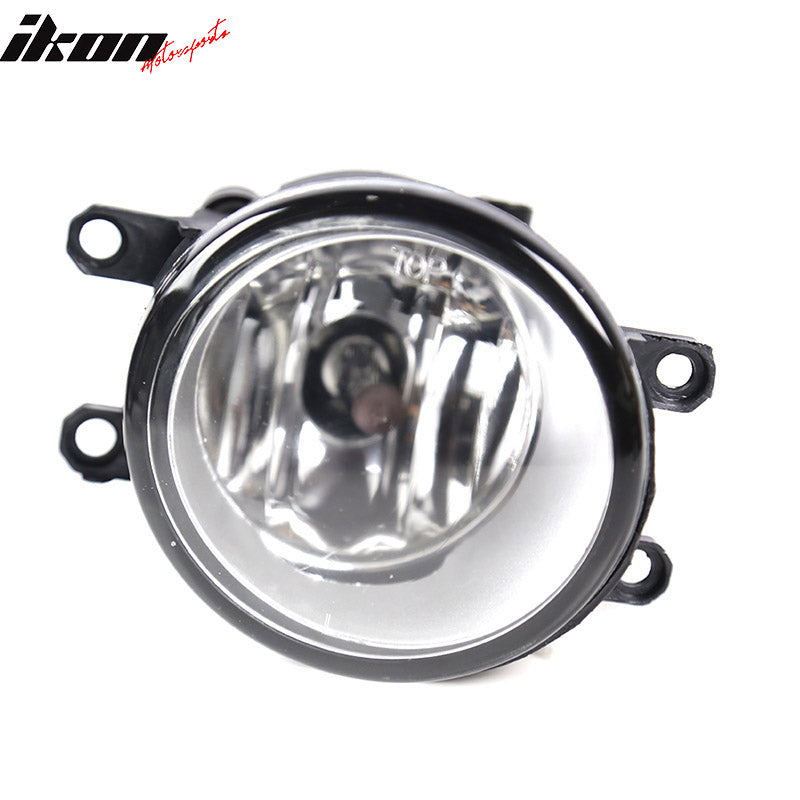 2009-2010 Toyota Corolla Clear w/ Silver Bezel Fog Lights