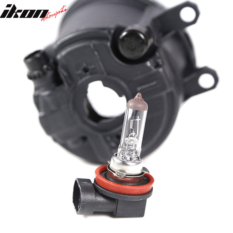 2009-2010 Toyota Corolla Clear w/ Silver Bezel Fog Lights