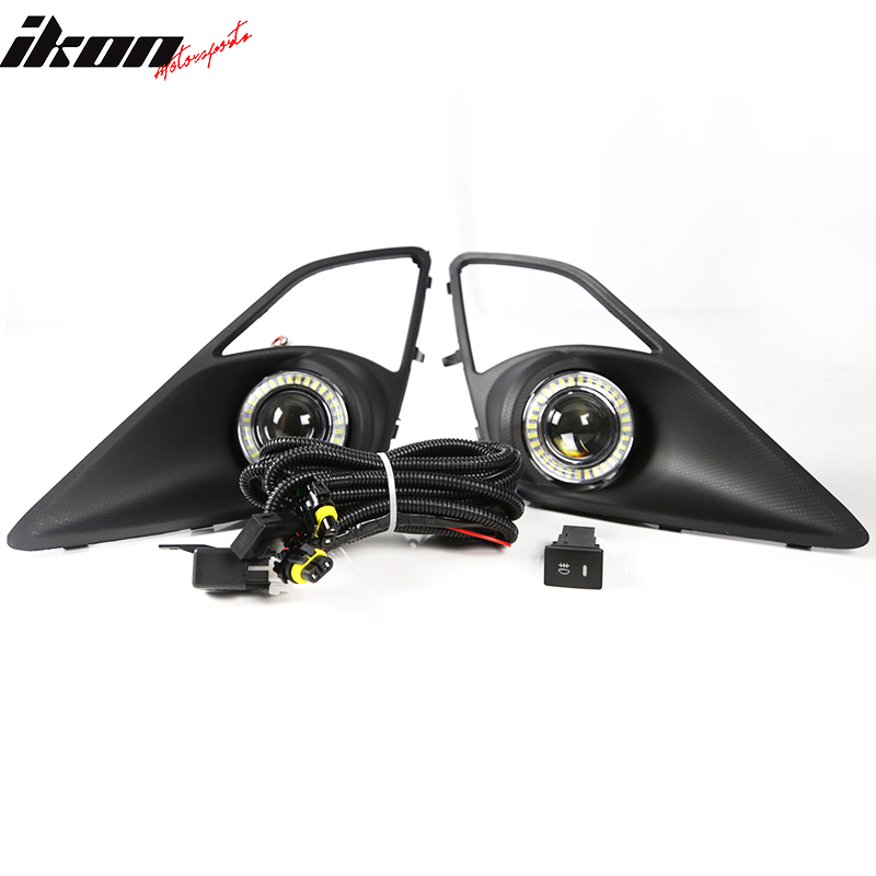 2013-2016Â Scion FR-S Projector Fog Lights w/ Angel Eyes & Bezels