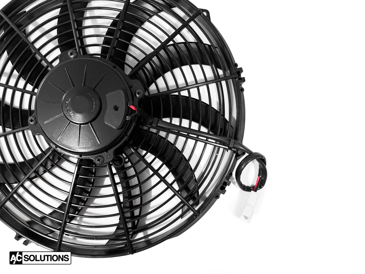 A/C Solutions x CSF E28 Parallel Flow Condenser + 13" SPAL Fan Combo