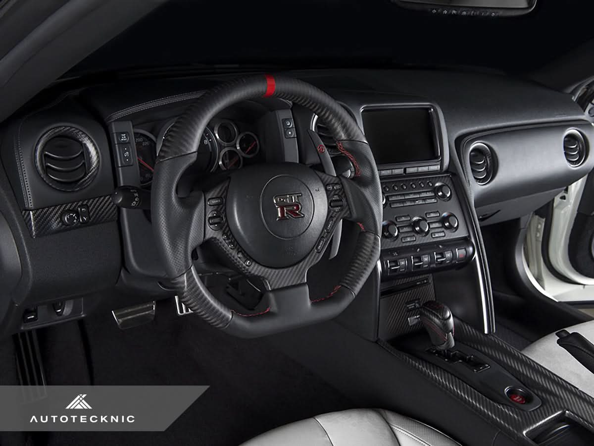AutoTecknic Carbon Fiber Steering Wheel - Nissan R35 GTR 2009-2017