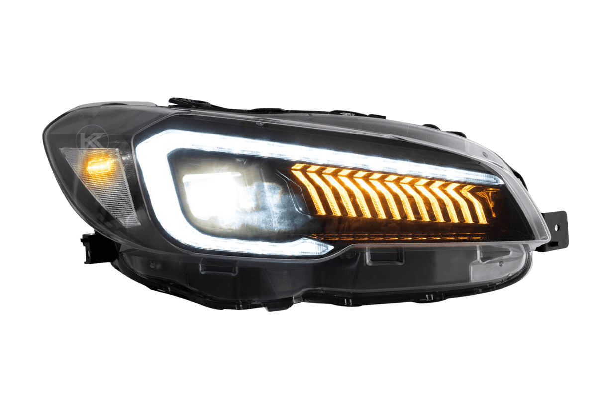 Subaru WRX & WRX STI 1st Gen (VA) Black LED Matrix Projector Headlights (2015-2021) - K2 Industries