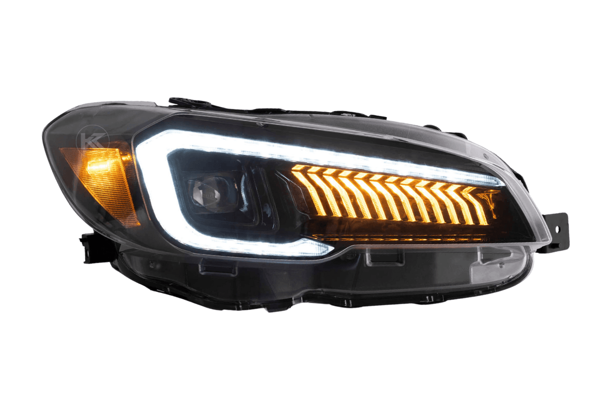 Subaru WRX & WRX STI 1st Gen (VA) Black LED Matrix Projector Headlights (2015-2021) - K2 Industries