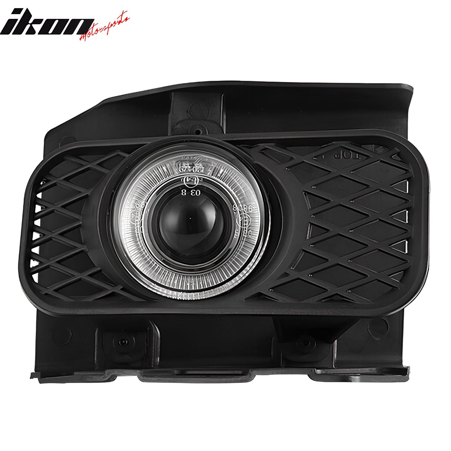 1999-2003 Ford F-150 Ring Style 2PC Projector Fog Lights Black Housing