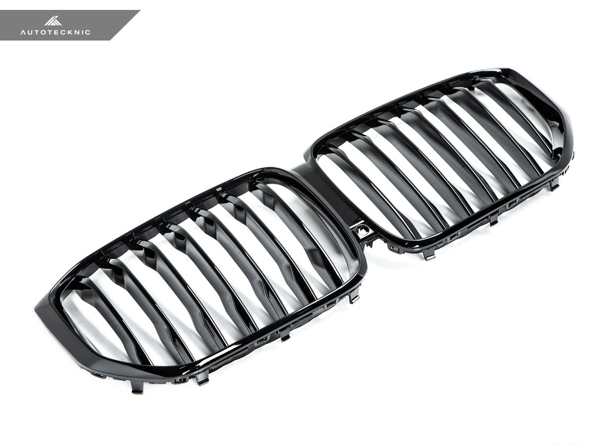 AutoTecknic Gloss Black Front Grille - BMW G05 X5 Pre-LCI