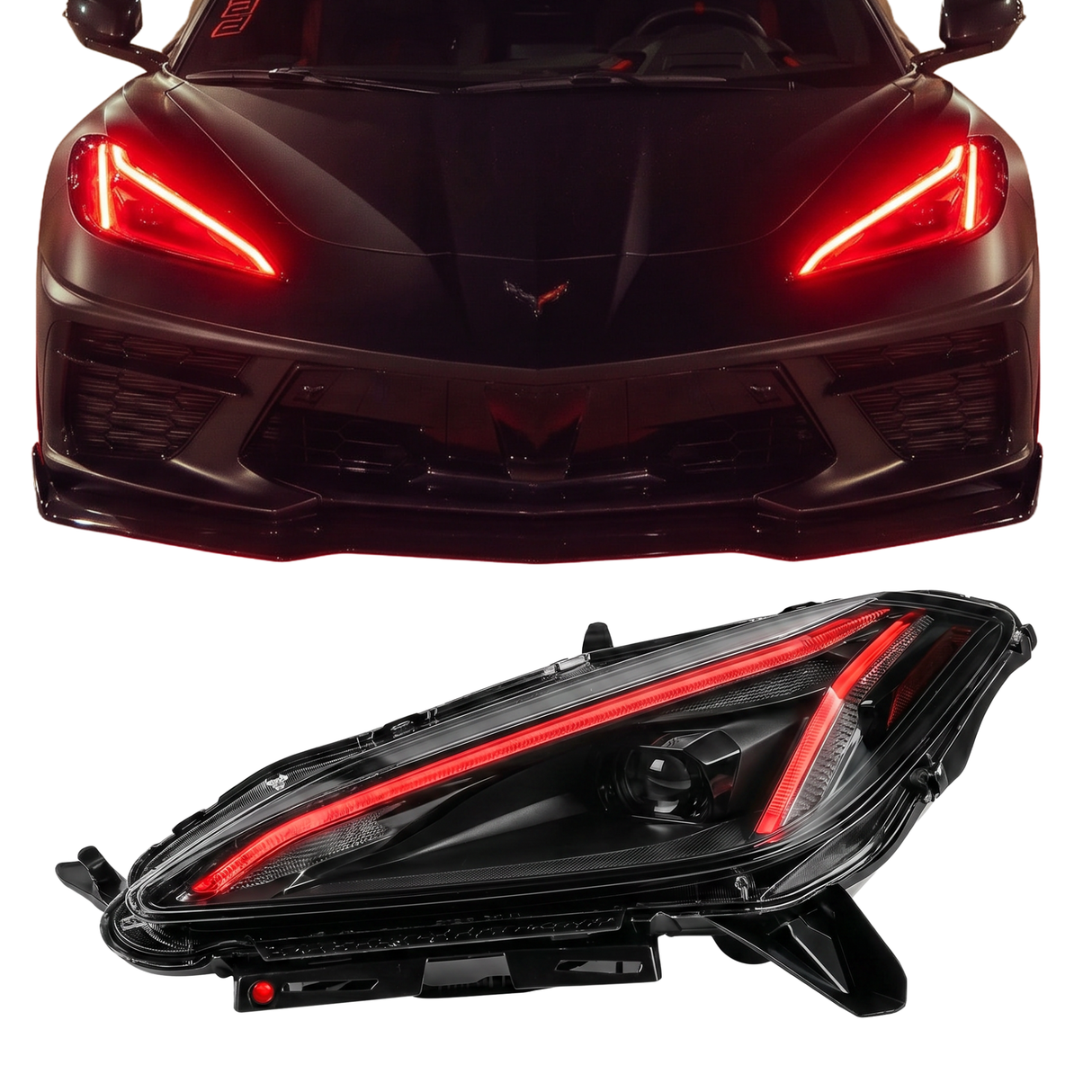 Chevrolet Corvette C8 RGBW+A DRL Boards (2020-2026)